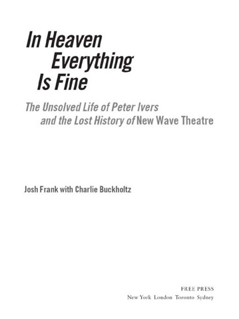 Cover image for book In Heaven Everything Is Fine