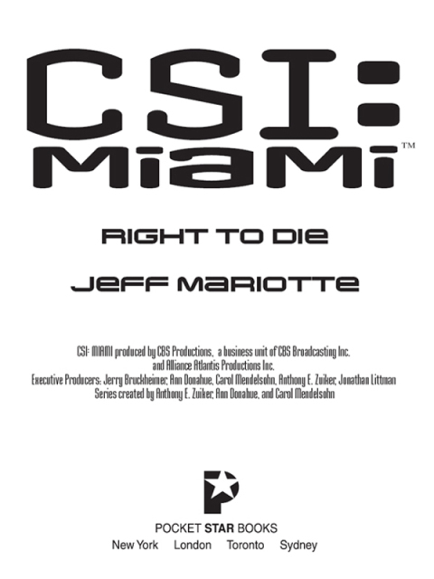 Cover image for book CSI: Miami: Right to Die