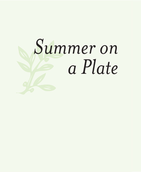 Cover image for book Summer on a Plate