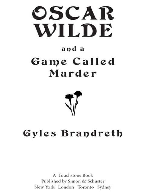 Cover image for book Oscar Wilde and a Game Called Murder