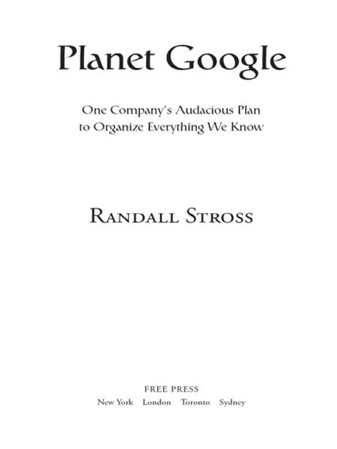 Cover image for book Planet Google