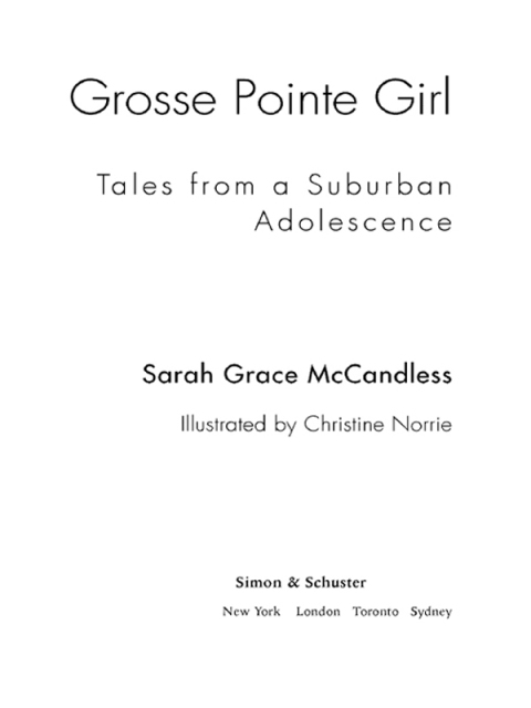 Cover image for book Grosse Pointe Girl