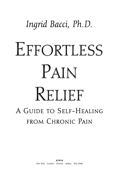 Cover image for book Effortless Pain Relief