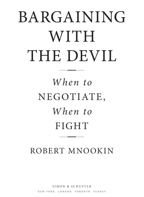Cover image for book Bargaining with the Devil