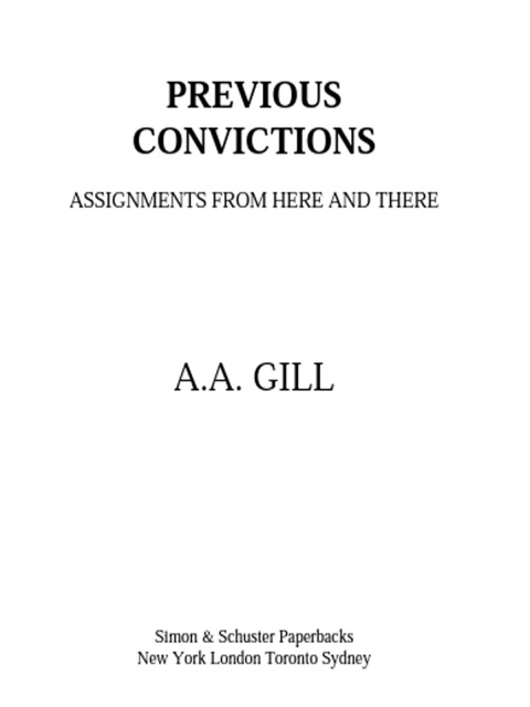 Cover image for book Previous Convictions