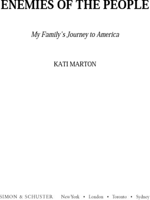 Cover image for book Enemies of the People