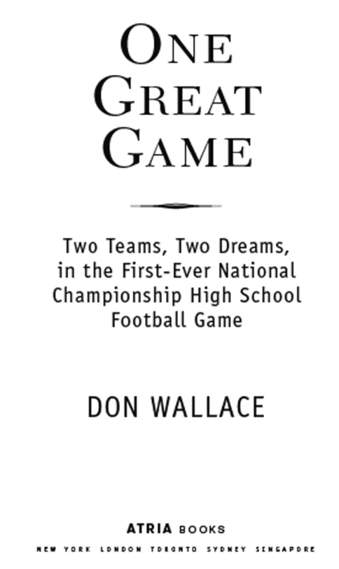 Cover image for book One Great Game