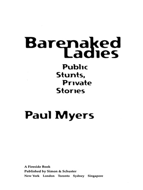 Cover image for book Barenaked Ladies