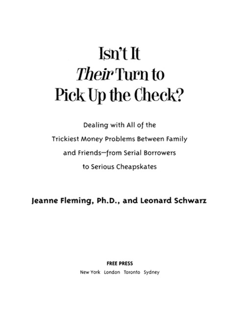 Cover image for book Isn't It Their Turn to Pick Up the Check?