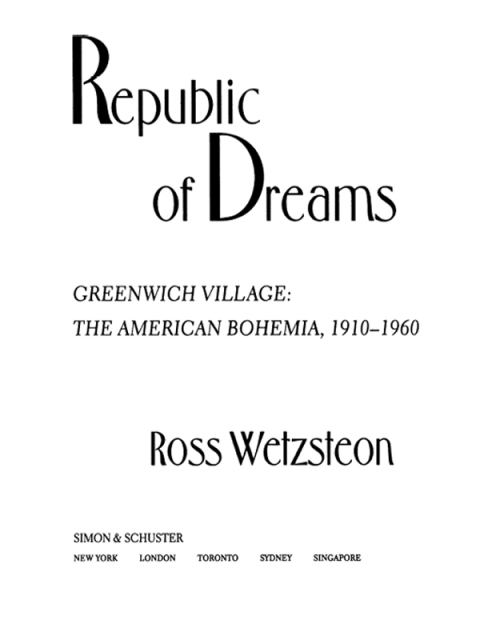 Cover image for book Republic of Dreams