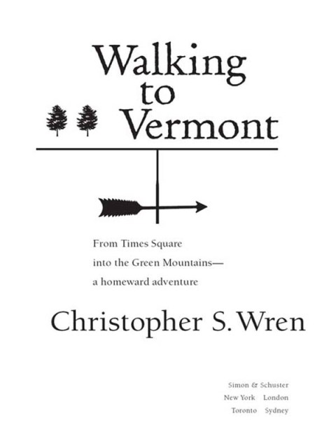 Cover image for book Walking to Vermont