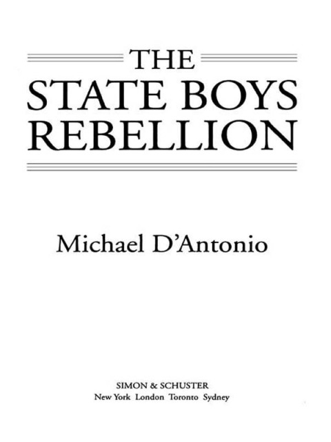 Cover image for book The State Boys Rebellion