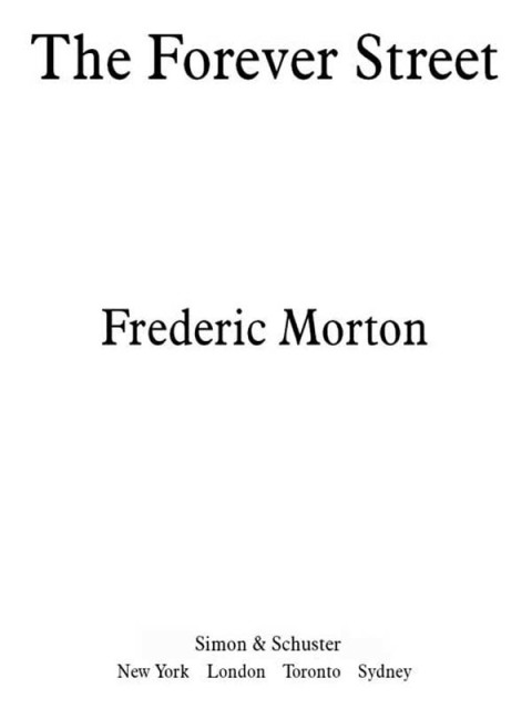 Cover image for book The Forever Street