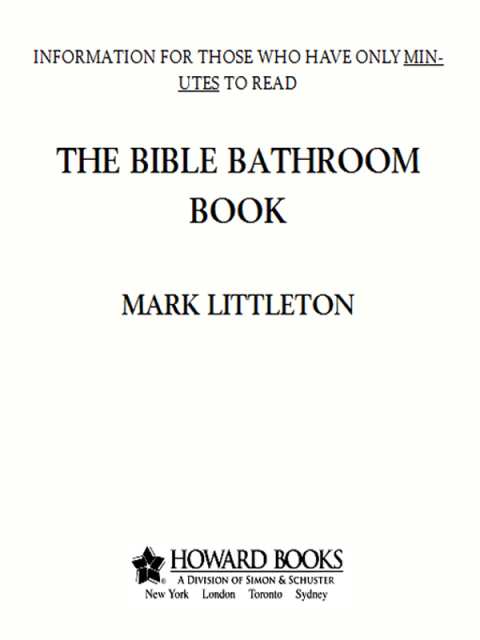 Cover image for book The Bible Bathroom Book