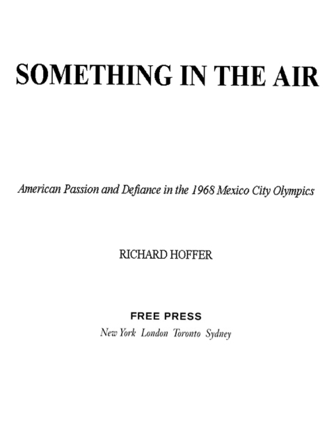 Cover image for book Something in the Air