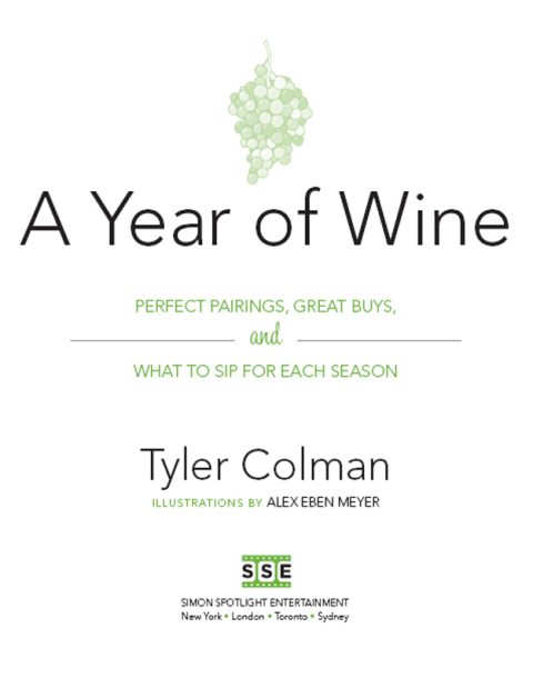 Cover image for book A Year of Wine