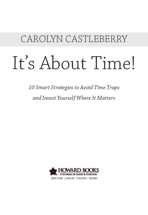 Cover image for book It's About Time!