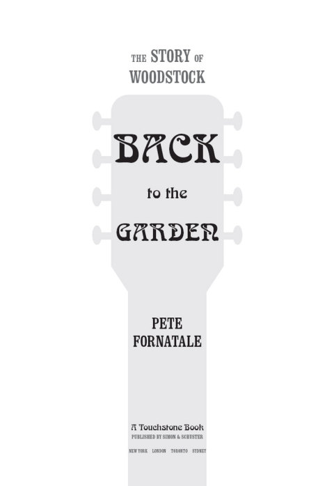 Cover image for book Back to the Garden