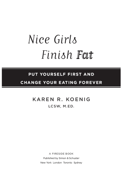 Cover image for book Nice Girls Finish Fat