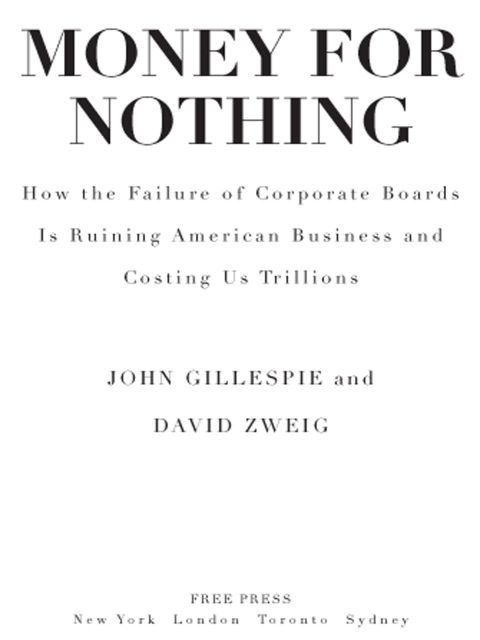 Cover image for book Money for Nothing