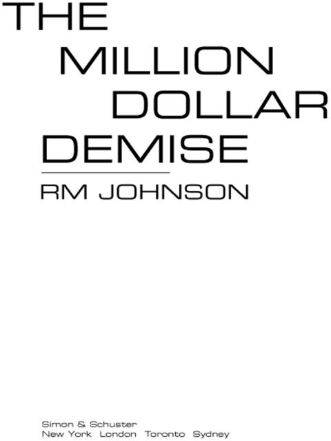 Cover image for book The Million Dollar Demise