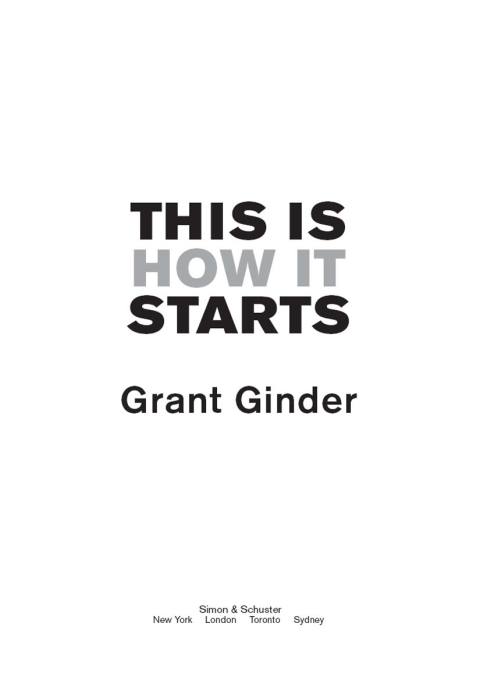 Cover image for book This Is How It Starts