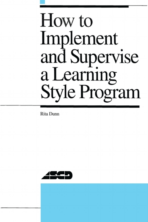 Cover image for book How to Implement and Supervise a Learning Style Program