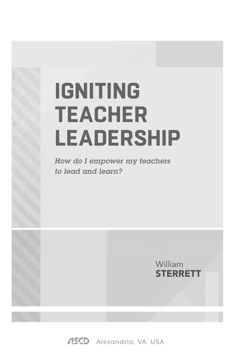 Cover image for book Igniting Teacher Leadership