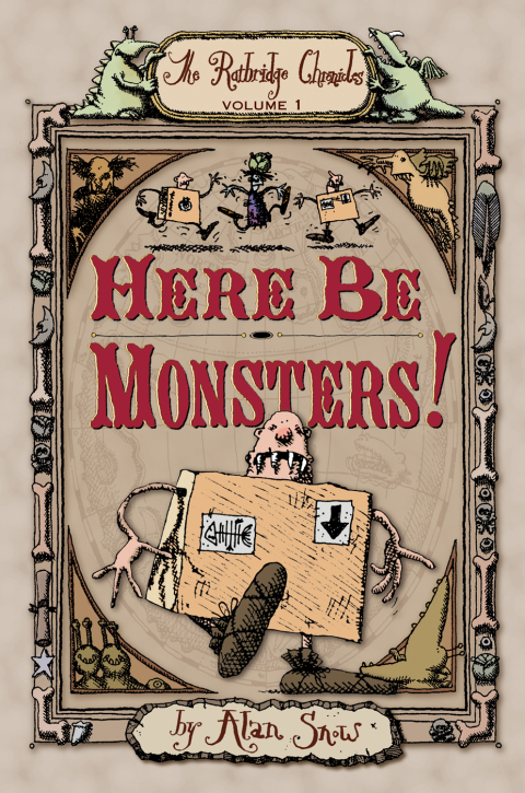 Cover image for book Here Be Monsters!