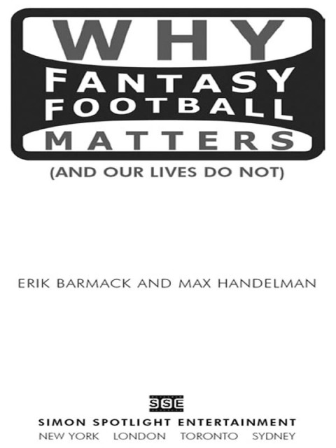 Cover image for book Why Fantasy Football Matters