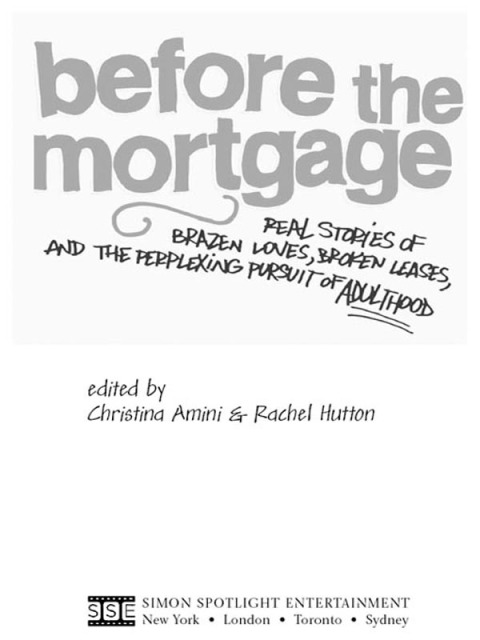 Cover image for book Before the Mortgage