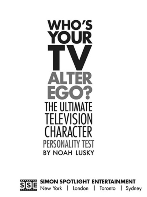 Cover image for book Who's Your TV Alter Ego?