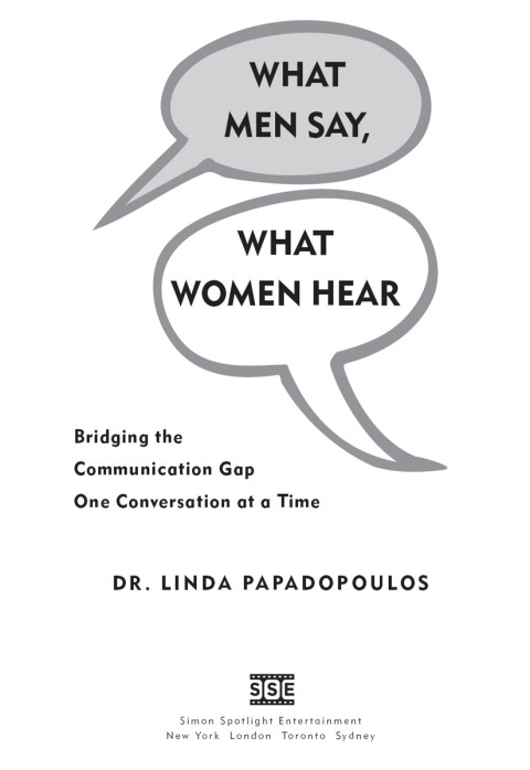 Cover image for book What Men Say, What Women Hear