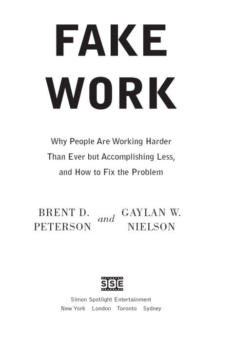 Cover image for book Fake Work