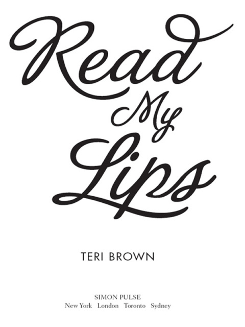 Cover image for book Read My Lips