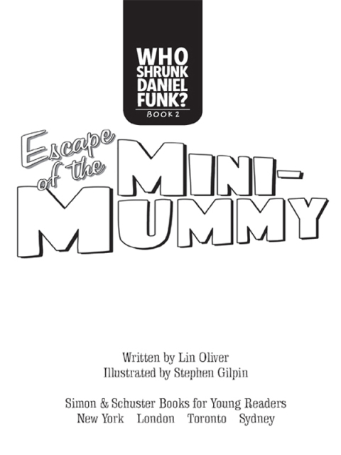 Cover image for book Escape of the Mini-Mummy