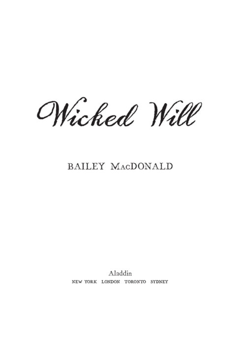 Cover image for book Wicked Will