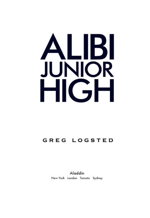 Cover image for book Alibi Junior High