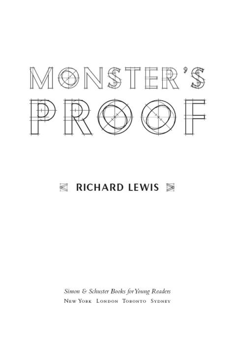 Cover image for book Monster's Proof