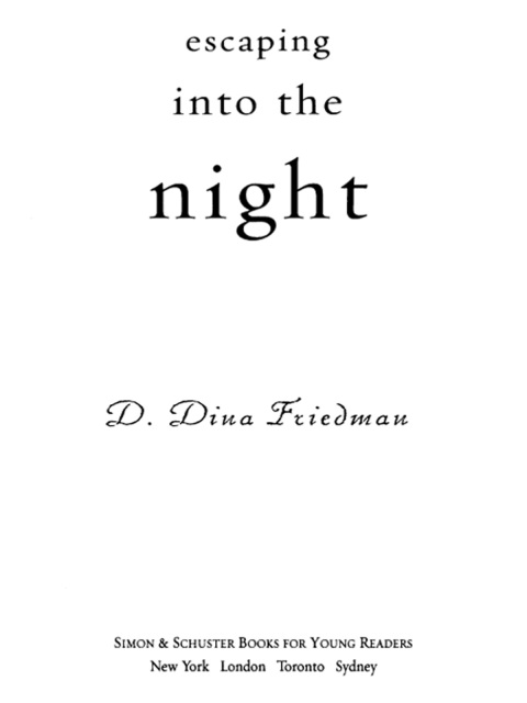 Cover image for book Escaping into the Night