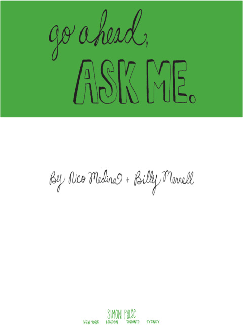 Cover image for book Go Ahead, Ask Me.