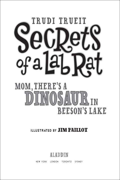 Cover image for book Mom, There's a Dinosaur in Beeson's Lake