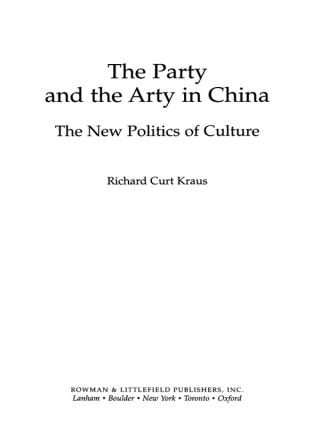 The Party and the Arty in China