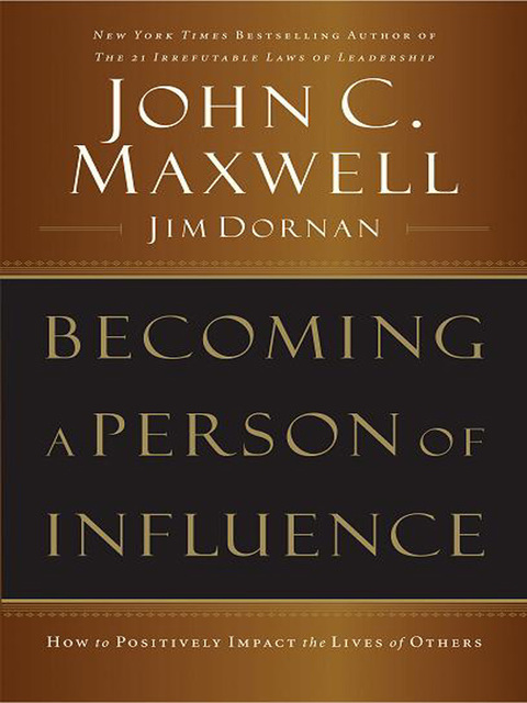 Cover image for book Becoming a Person of Influence