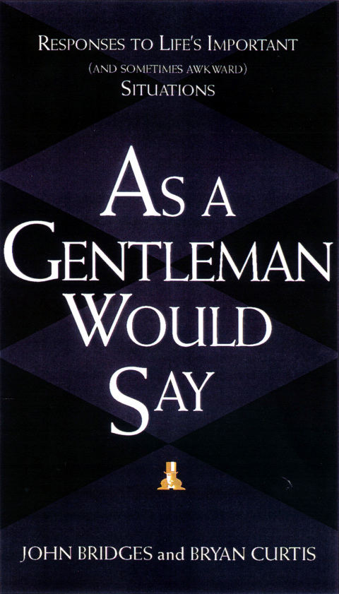 Cover image for book As a Gentleman Would Say