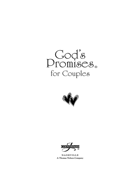 Cover image for book God's Promises for Couples