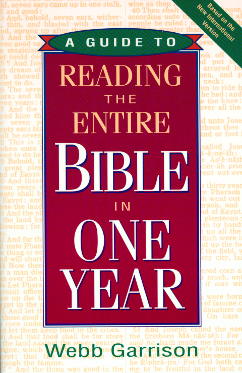 Cover image for book A Guide To Reading The Entire Bible In One Year