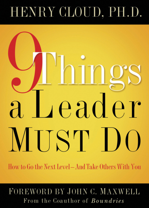 Cover image for book 9 Things a Leader Must Do