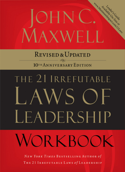 Cover image for book The 21 Irrefutable Laws of Leadership Workbook