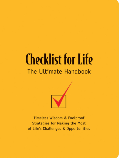 Cover image for book Checklist for Life